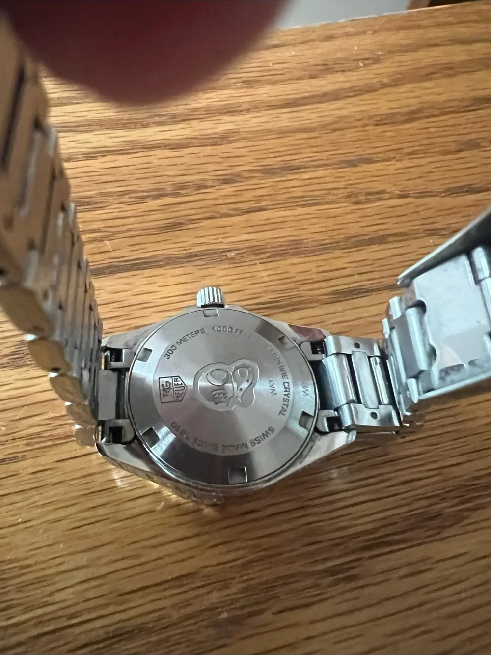 Women’s Tag Heuer Aquaracer Silver Watch with White Dial